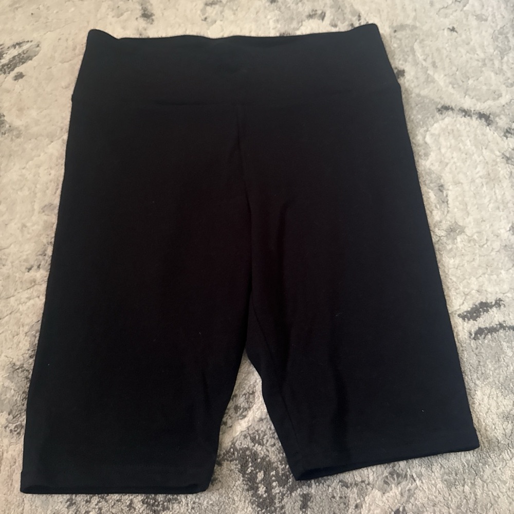 Wild Fable Jet Black Biker Shorts